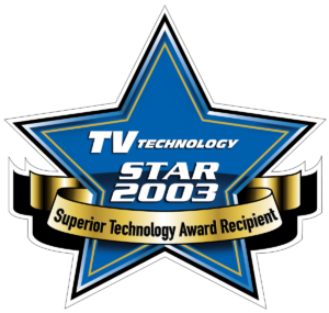 Cobalt Digital STAR Award from 2003